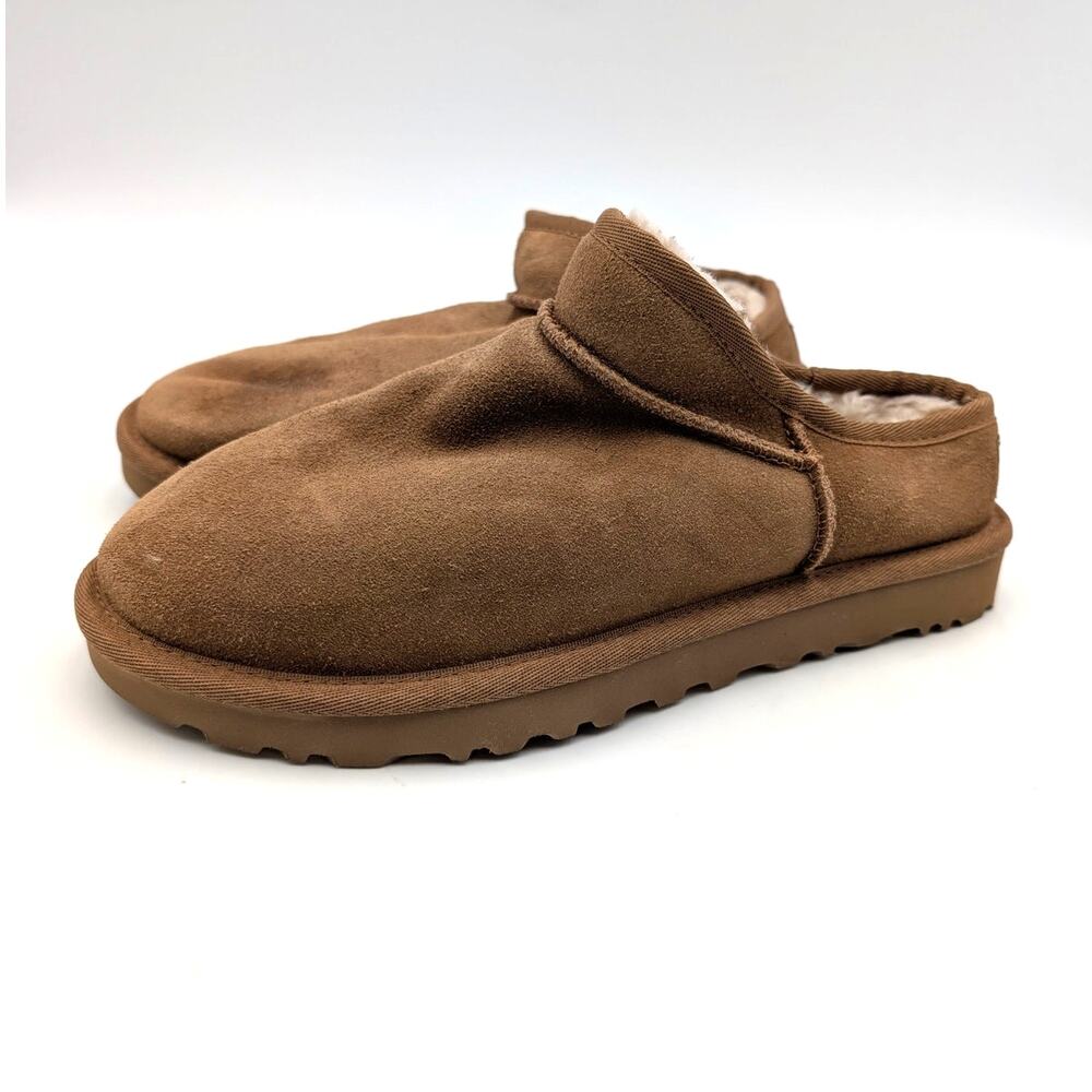 UGG Tasman Suede Sheepskin Classic Slippers Women's Chestnut Size US8 EU39